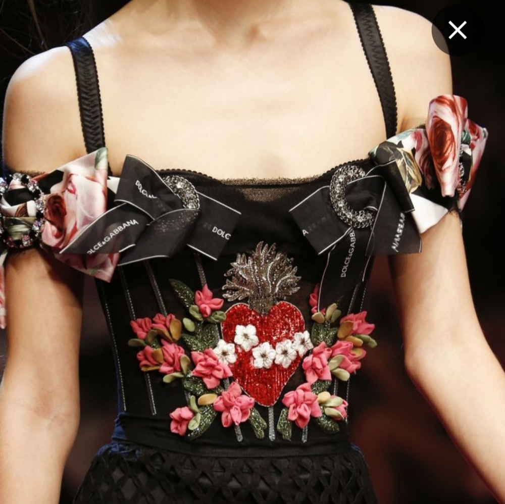 Dolce & Gabbana Sacred Heart Bustier Top - Picture 7 of 17